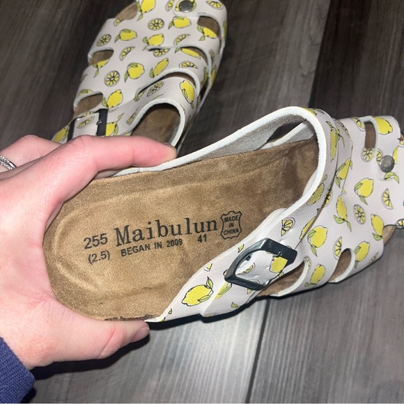 MAIBULUN | SUMMER PICNIC CUT-OUT CLOG - YELLOW, Size 41 - Picture 5 of 7